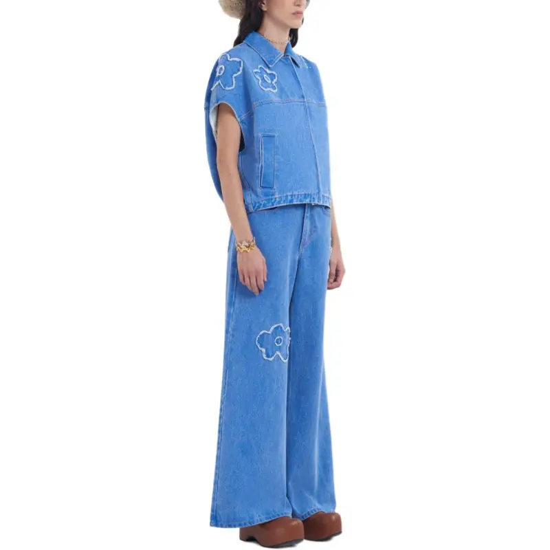 MARNI Patch Detailed Denim Boyfriend Jeans-2