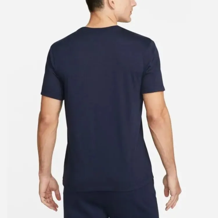 Nike T Shirts Men Blue-4