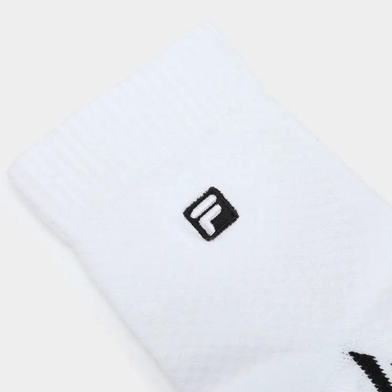 FILA Golf Series Mid Calf Socks Men's 1 Pack Jade White-3