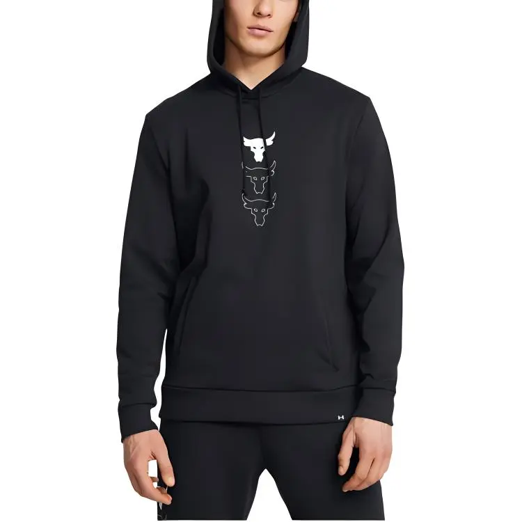 Under Armour x JUSHIQIANGSEN LIANMINGKUAN FW24 Rival Flc Sweatshirt Men's Black-2