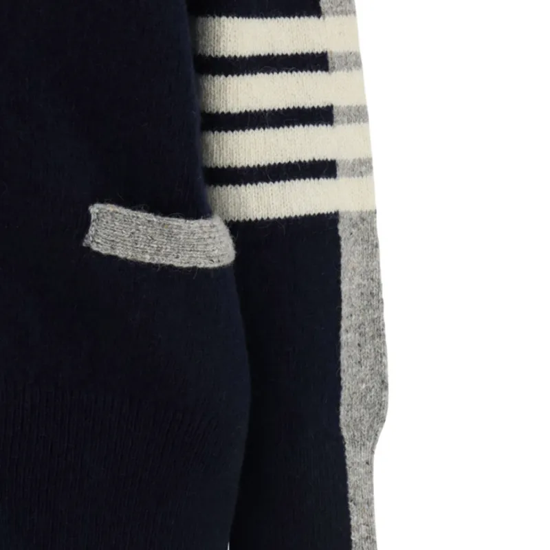 THOM BROWNE· FW22 Knitwear Women's Blue-4