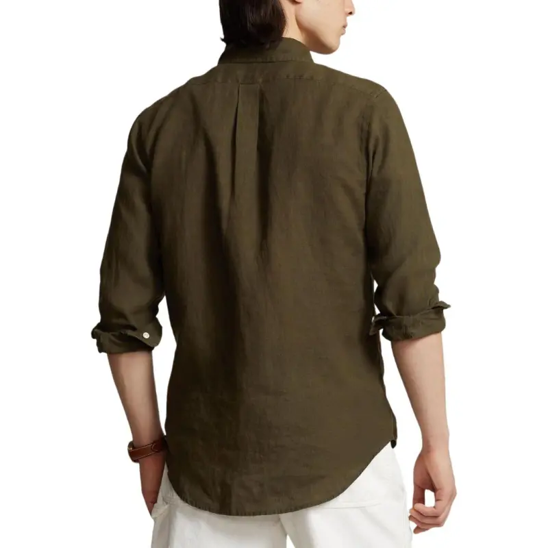 Polo Ralph Lauren Logo Embroidered Long Sleeved Shirt-1