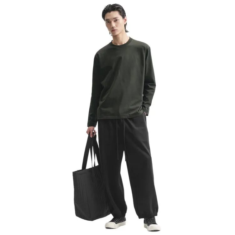 Nice Rice Knitted Sweatpants Men's Coal Black-5