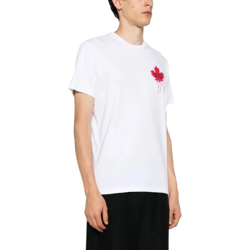 DSQUARED 2 Maple Leaf DSQ2 Cool Fit T Shirt-3