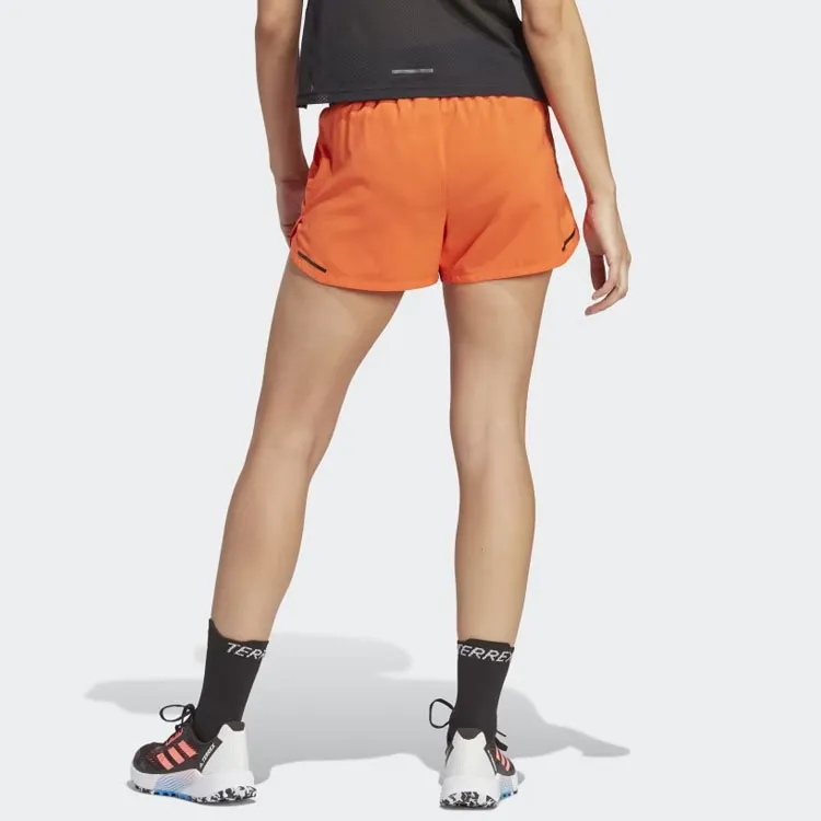 Adidas Terrex Agravic Trail Running Shorts Sports Shorts Women's Orange-2