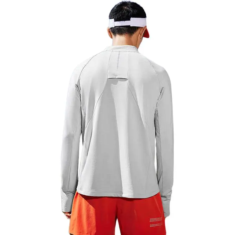 361° T Shirt Men's Lighthouse Gray/Flame Orange-2