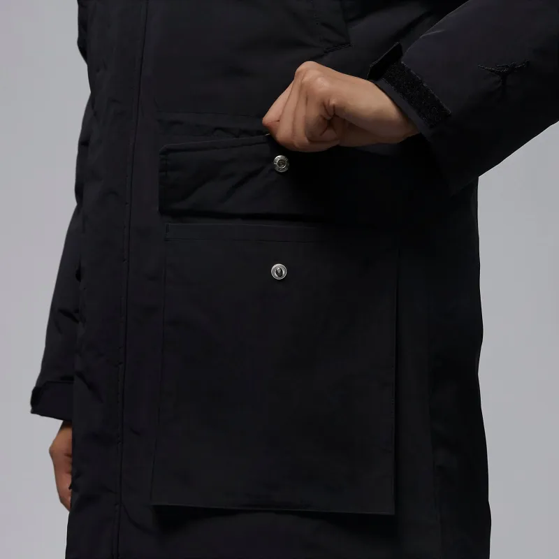 Jordan Down Jacket Unisex Black Shopping Bag Included-3