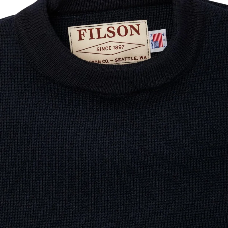 Filson FW24 Sweater Men's Dark Marine Blue-3