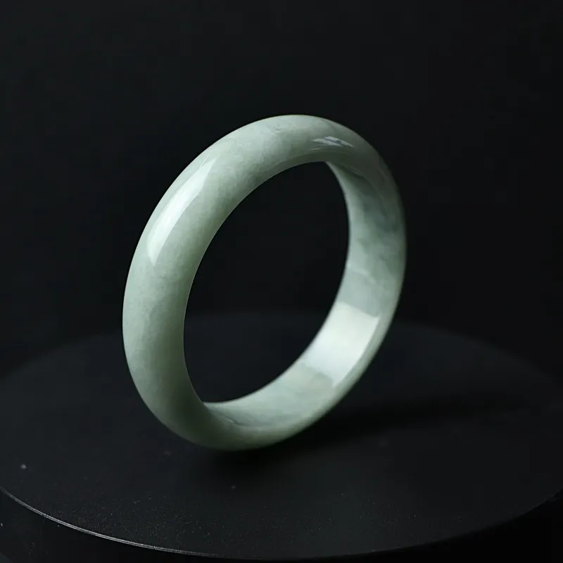 South Asia Bean Type Jadeite Bangles Women's-3