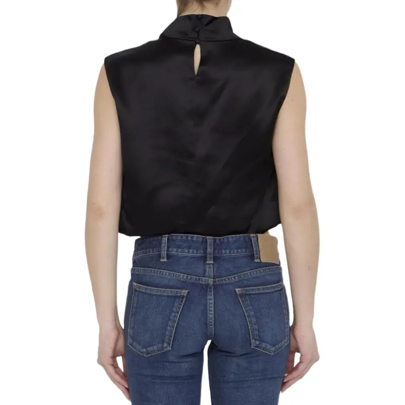 SAINT LAURENT Cowl Back Crop Top-3
