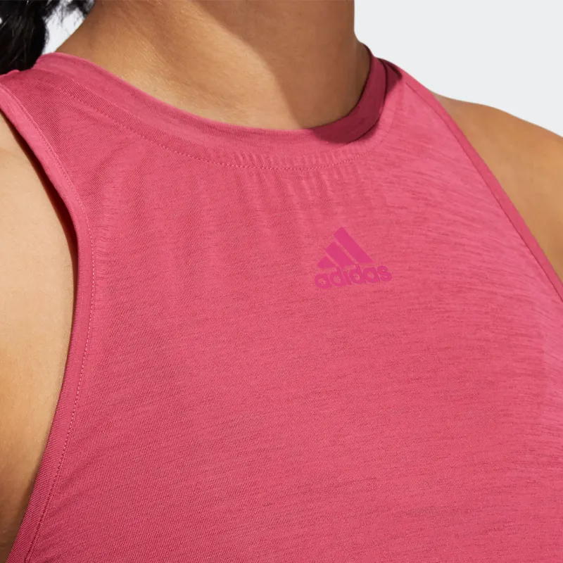 Adidas Sleeveless Sports Shirts Women's Pink-4