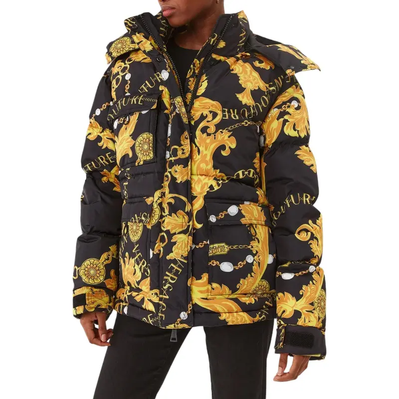 VERSACE JEANS COUTURE FW23 Down Jacket Women's Black-3