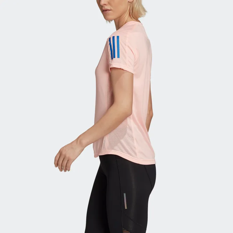 Adidas T-Shirts Women's Coral Pink-4