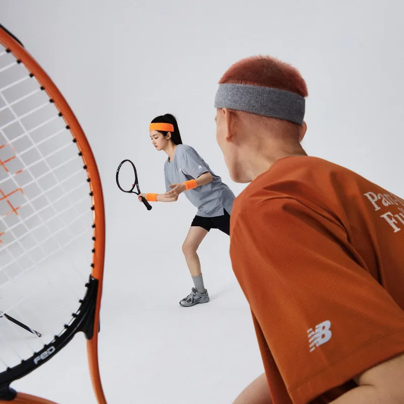 New Balance T Shirt Unisex Orange-14
