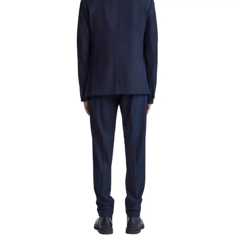 ZARA Suit Trouser Men's Dark Blue-2