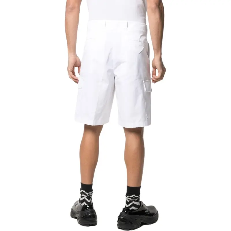 PRADA Cargo Shorts Men White-4