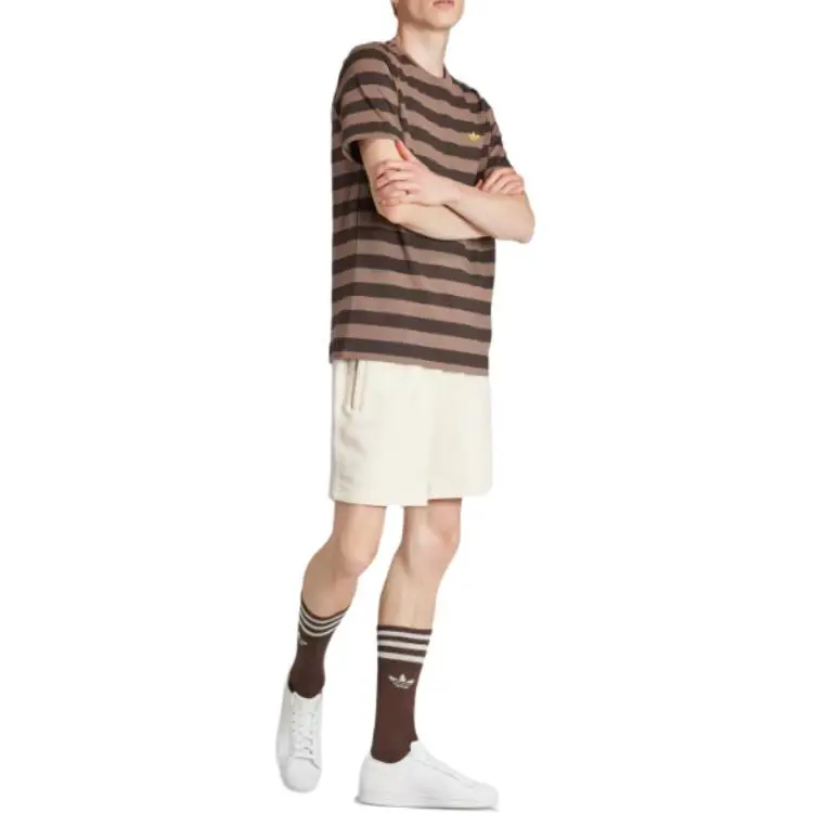 Adidas Originals T Shirt Men's Dark Brown-2