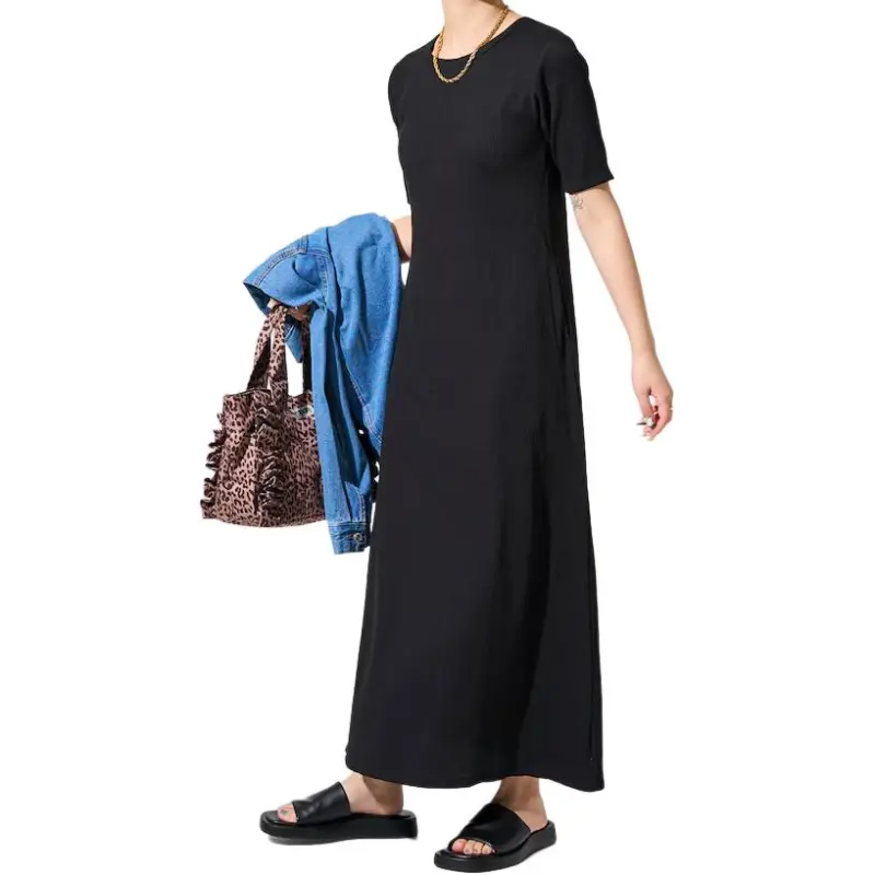 FREAK'S STORE Short Sleeved Dress Women's Black-3