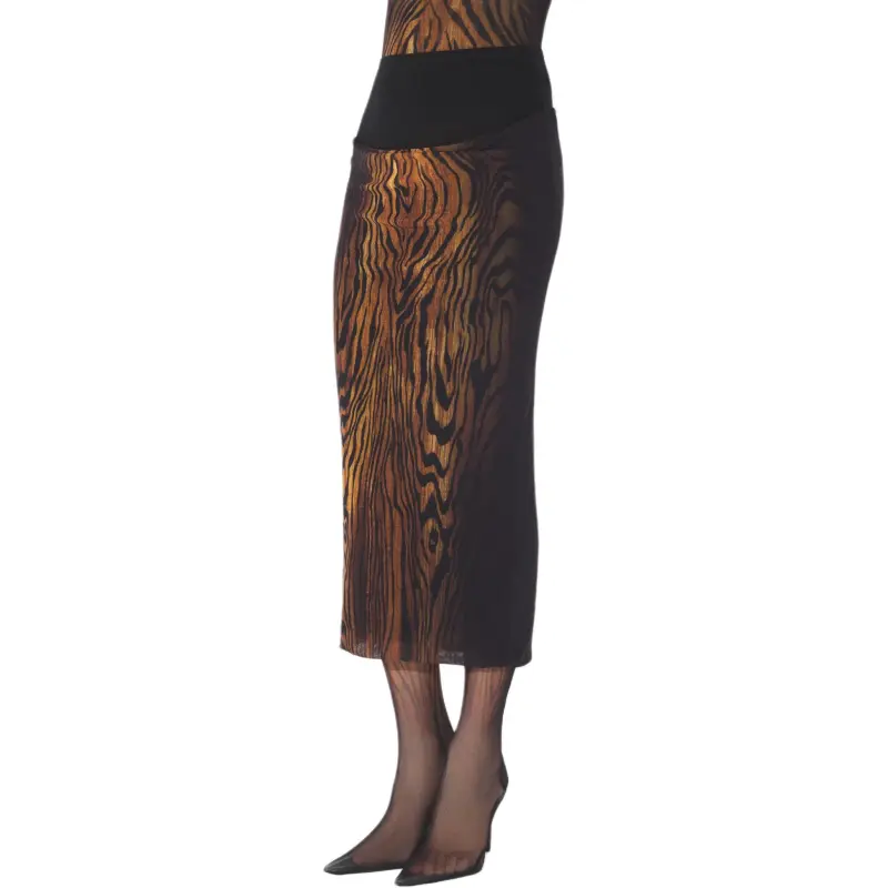 Jean Paul Gaultier Casual Long Skirts Women's Black-3
