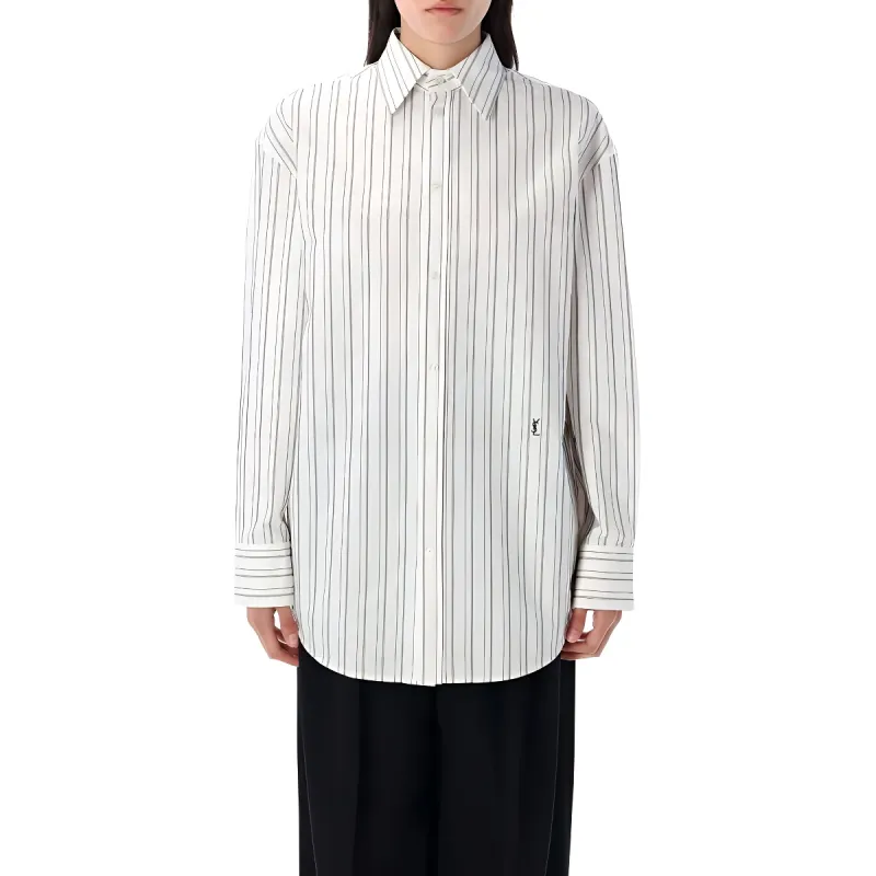 SAINT LAURENT Striped Shirt-2