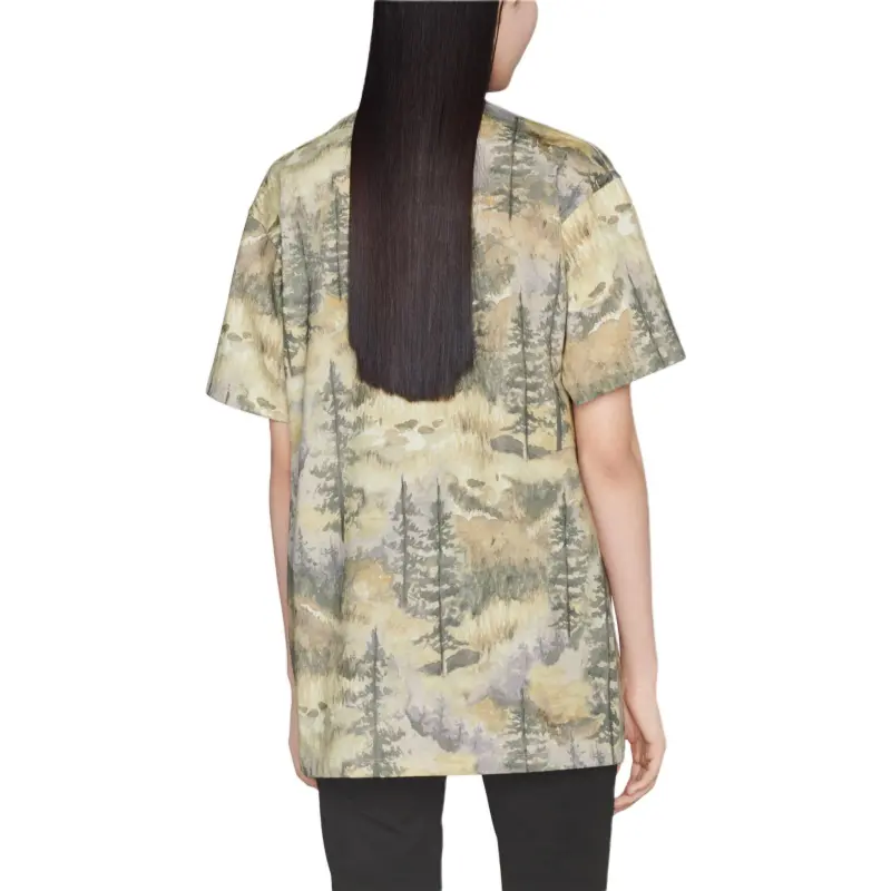 GUCCI X The North Face T shirt Forest Print-3