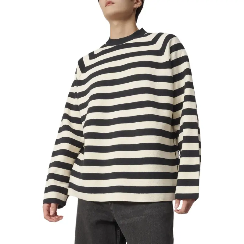 Sunnei Striped Cotton Sweatshirt-2