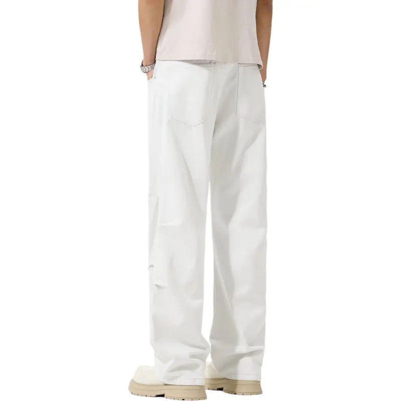 SNOW FLYING Jeans Unisex White-8