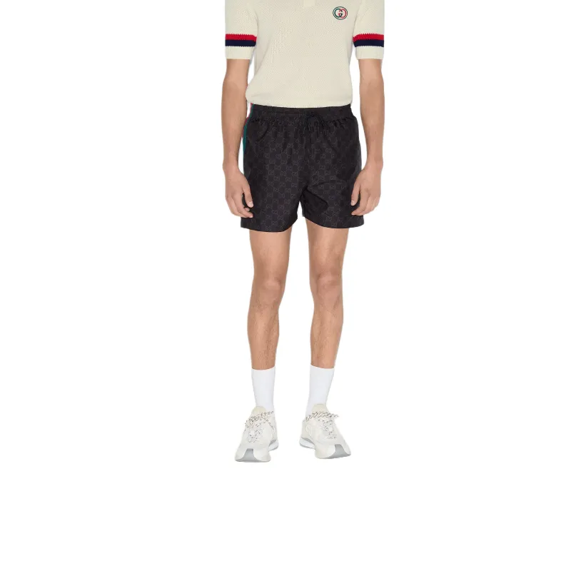 GUCCI Gg Jacquard Nylon Swim Shorts-3