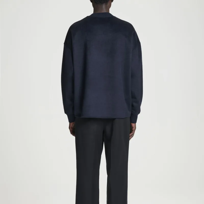 COS Sweaters Men Navy Blue-3