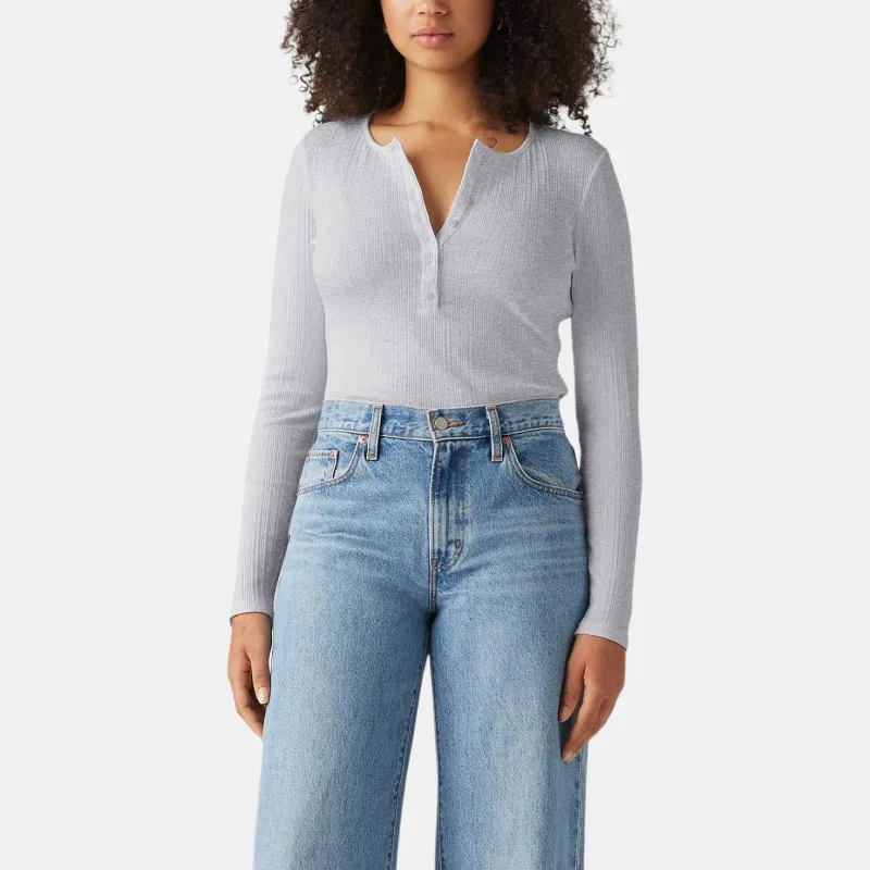 Levis T-Shirts Women's Gray-1