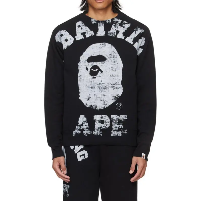 Bape Big College Crewneck-2