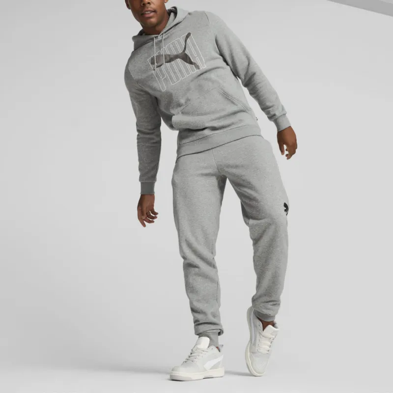 PUMA ESS+ Logo Lab Men's Hoodie Sweatshirt Men's Medium Gray Mixed Color-2