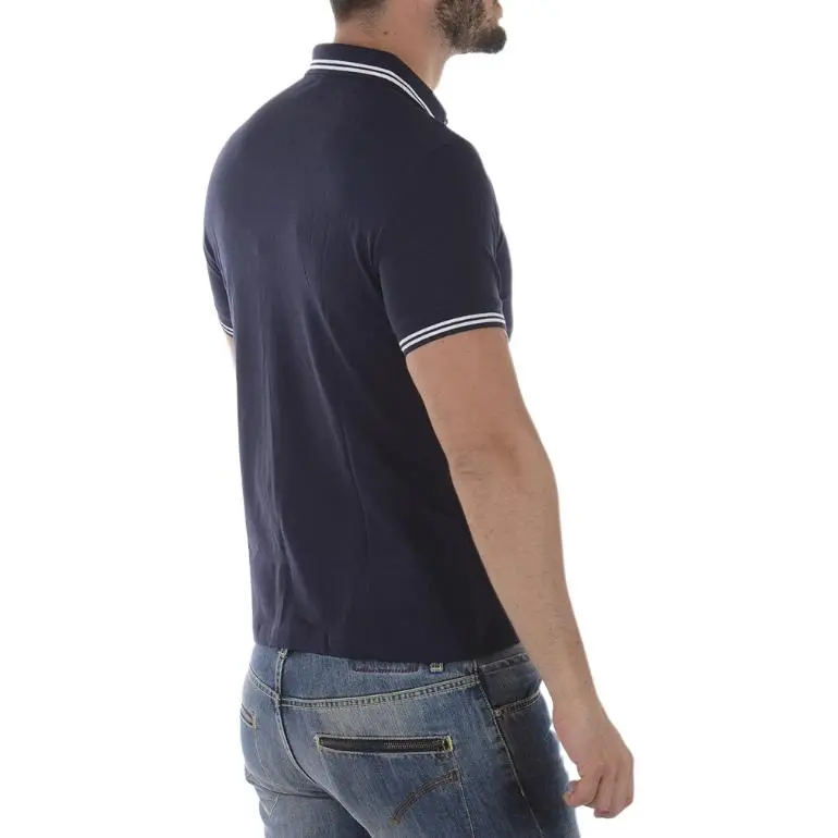EMPORIO ARMANI Polo Shirt Men's Marine Blue-4