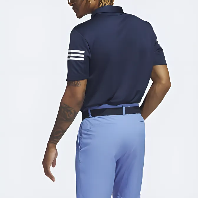 Adidas 3-Stripes Golf Polo Shirt Men's University Marine-3