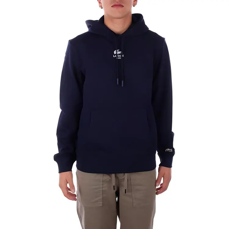 LACOSTE Print Hoodie Sweatshirt-3