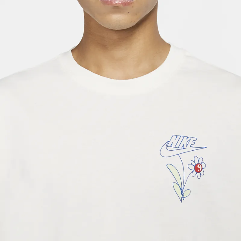 Nike T Shirts Men White-3