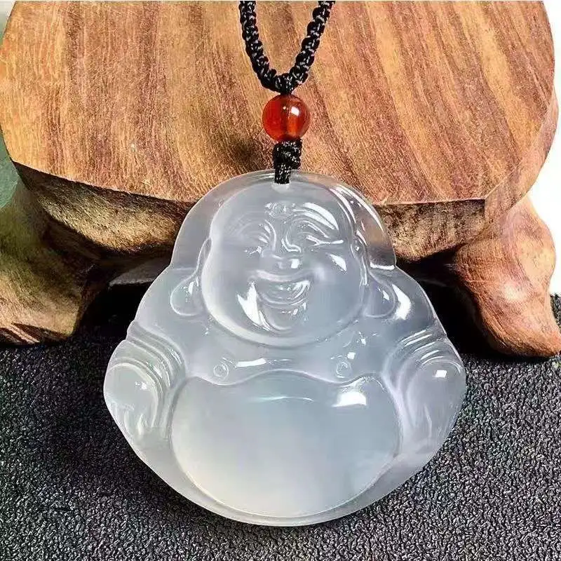 JUNWEN Chalcedony Necklaces Unisex-2