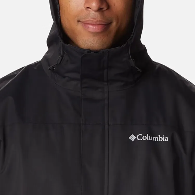 Columbia Hiking Windproof, Breathable, Thermal Windbreaker Jacket Men's Black-4