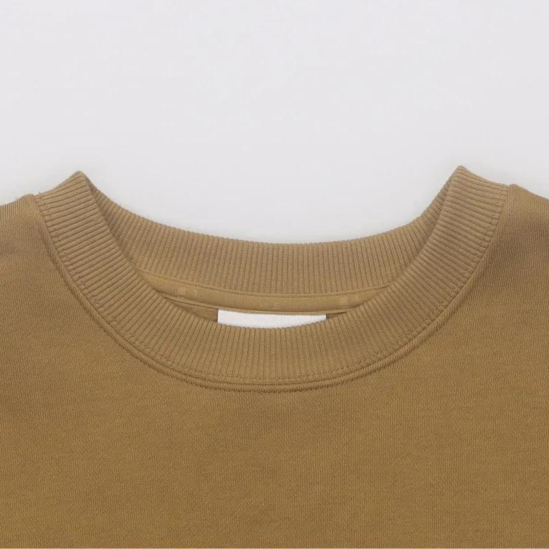 MLB Boston Red Sox MONOGRAM BIG LUX Sweatshirt Unisex Camel-4