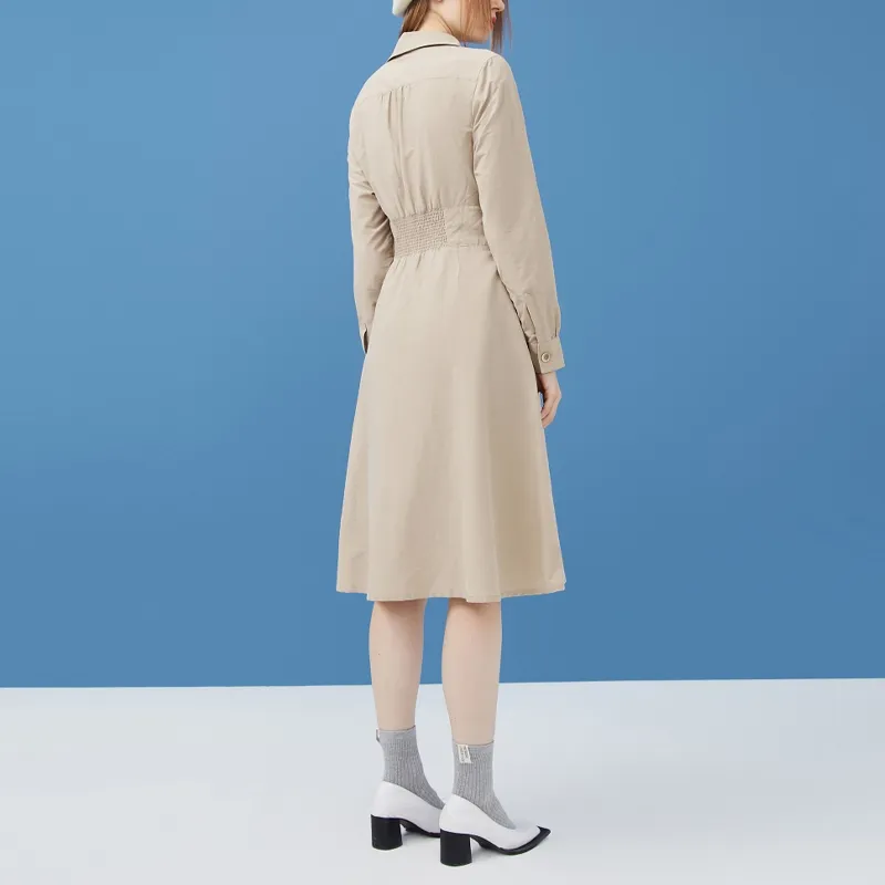 ONLY Long Sleeved Dresses Women's A45 Almond Milk ALMOND MILK-2