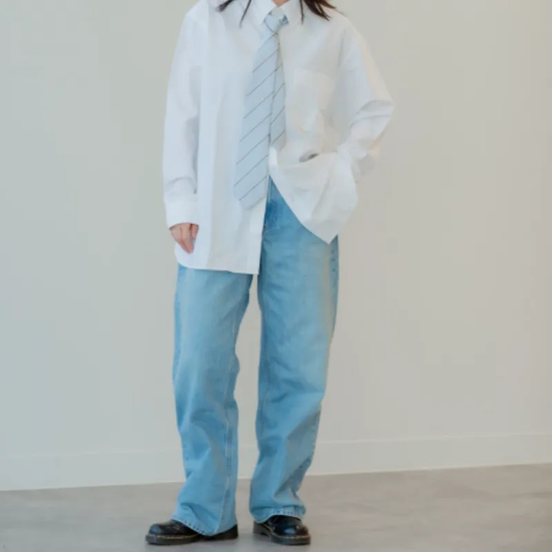 UNIQLO x JW Anderson SS25 Jeans Men's Light Blue-2