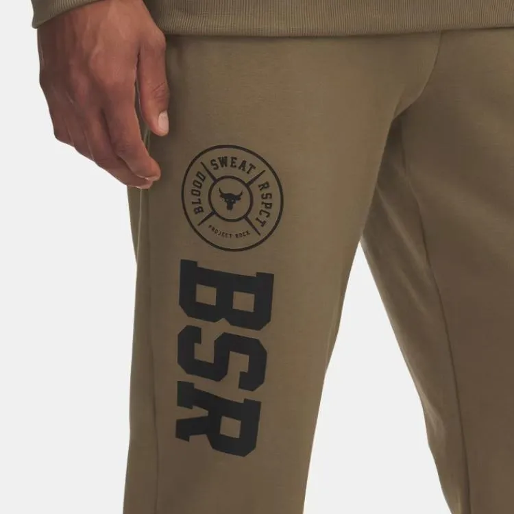 Under Armour ProjectRock Sports Pants Men's Brown-3