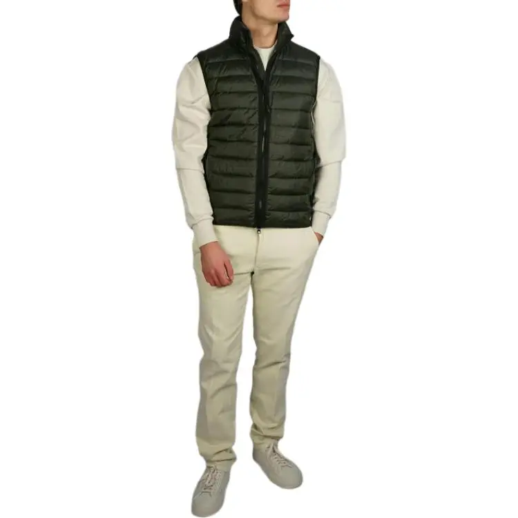 STONE ISLAND Compass Patch High Neck Padded Gilet-2