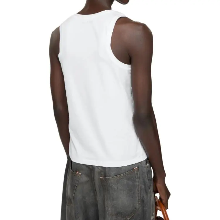Acne Studios Logo Patch Jersey Tank Top-4