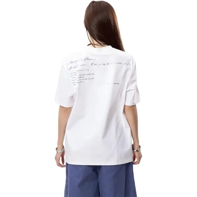 VINMUK T Shirts Women's White-2