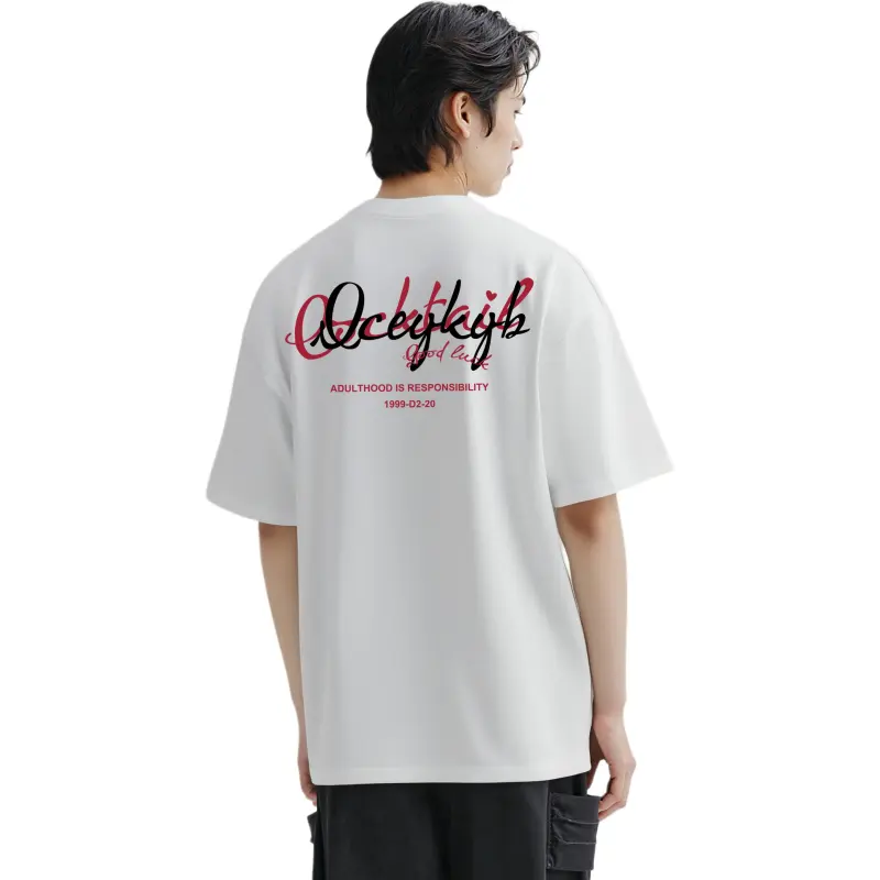 YK&YB T Shirts Unisex White-4