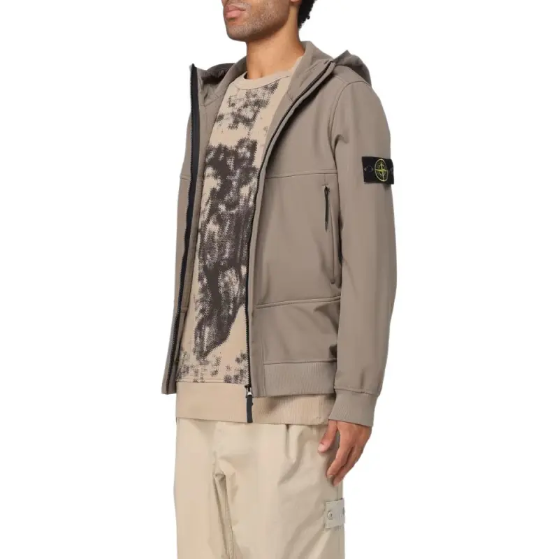STONE ISLAND Zip Up Hooded Jacket-5