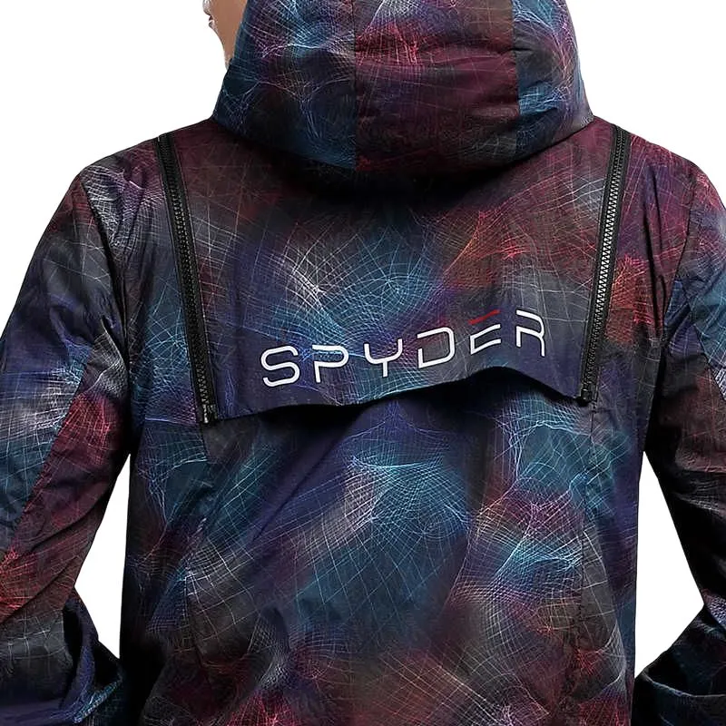 SPYDER Jackets & Coats Men's Red String Pattern-3