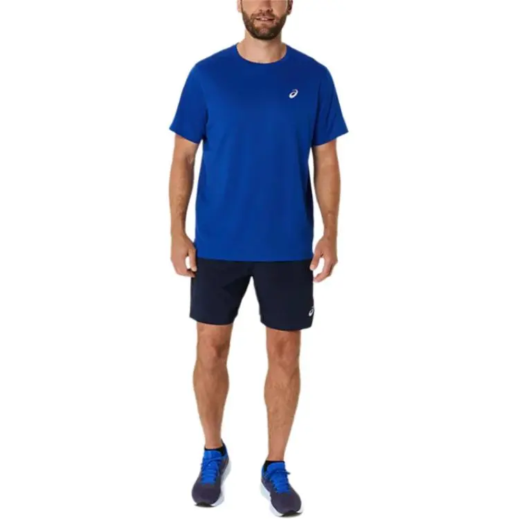 Asics T Shirts Men Blue-1