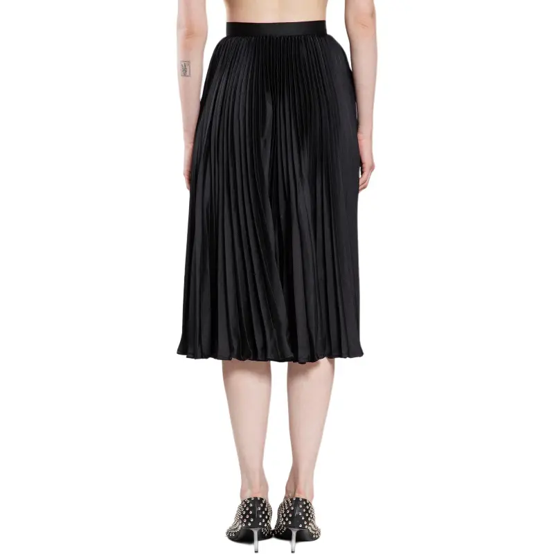 JIL SANDER Pleat Detailed Midi Skirt-0